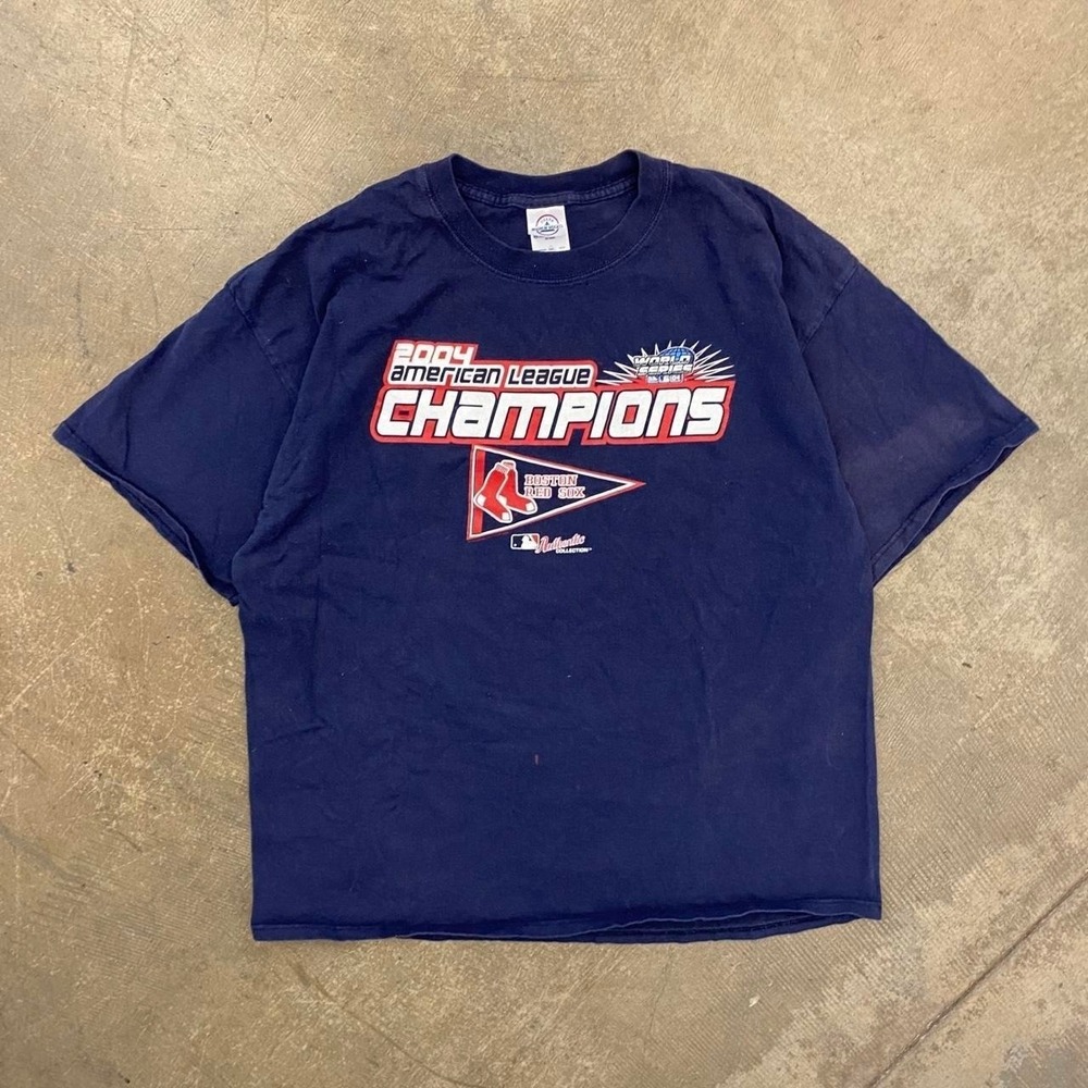 Vintage Boston Red Sox 2004 World Series Champions MLB Baseball Shirt XXL